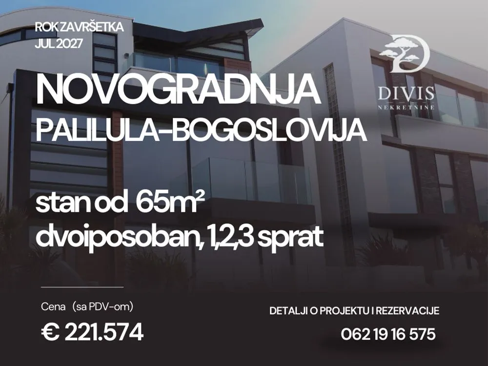 Sale, two bedroom apartment, 44m², Karaburma, Palilula Sve Podlokacije