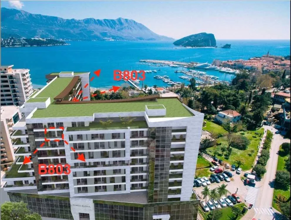Sale, two bedroom apartment, 134m², Budva, Crna Gora