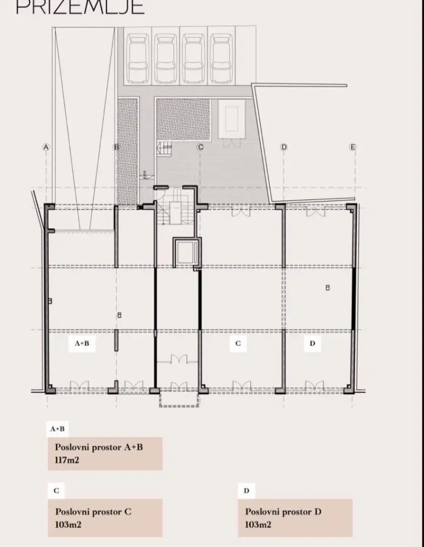 Rent, office space, 117m², Centar, Podgorica
