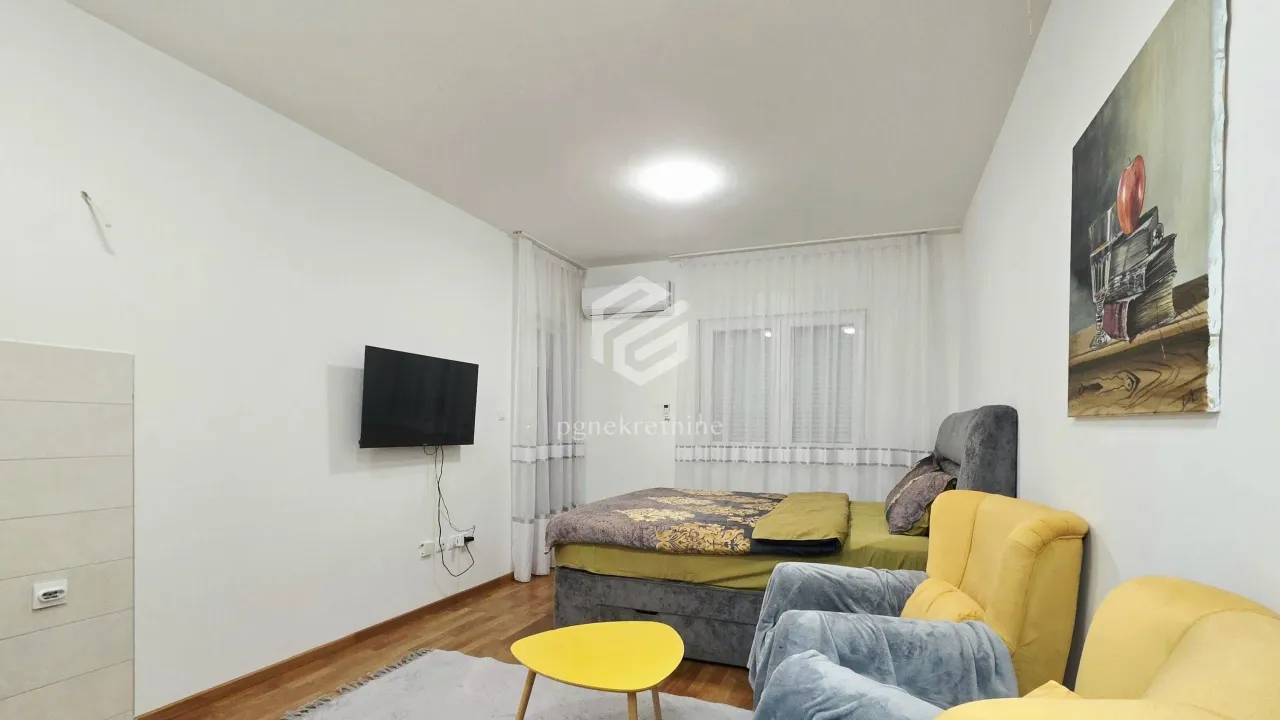 Izdavanje, stan, 26m², Stari Aerodrom, Podgorica