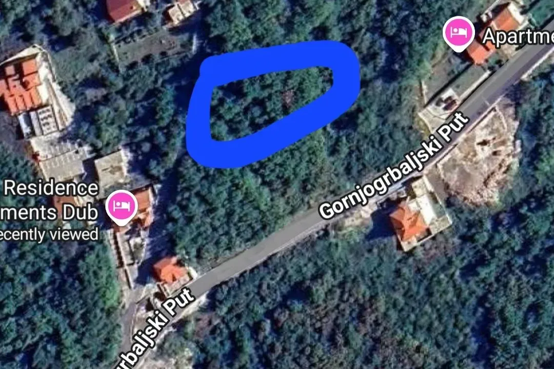 Sale, land lot, 720m², Dub, Kotor