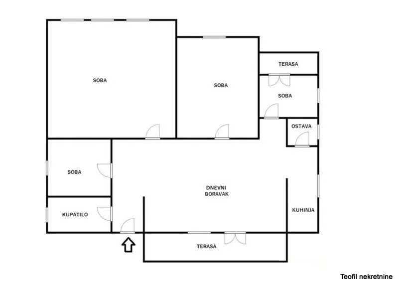 Sale, four bedroom apartment, 108m², Voždovac Sve Podlokacije, Beograd