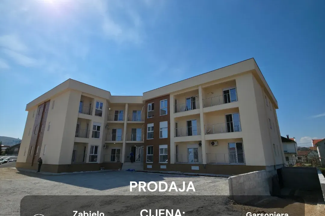 Sale, studio apartment, 30m², Zabjelo, Podgorica