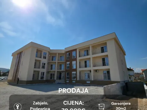 Sale, studio apartment, 30m², Zabjelo, Podgorica - image 1