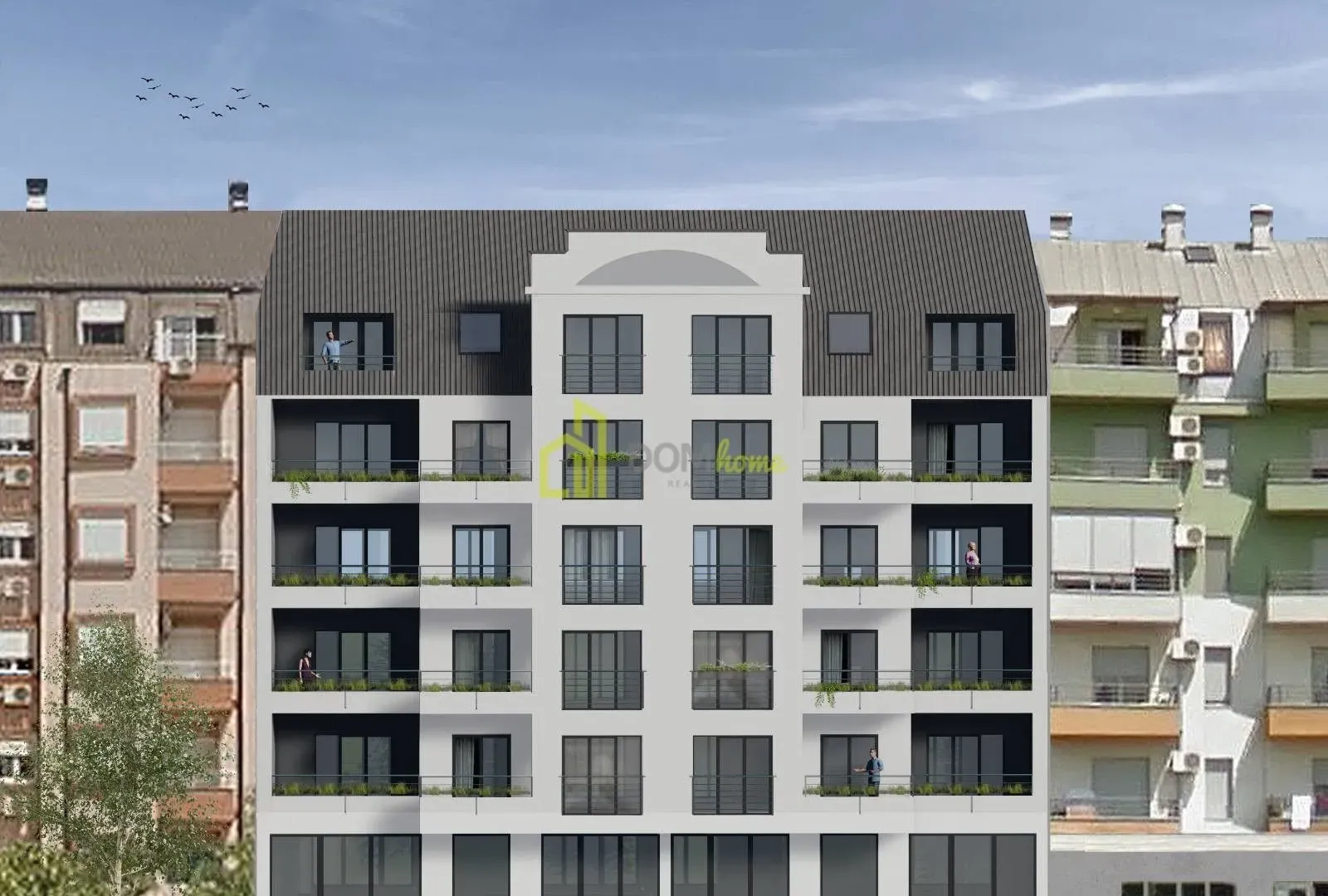 Prodaja, jednosoban stan, 44m², Kod Big Fashion-a, Podgorica