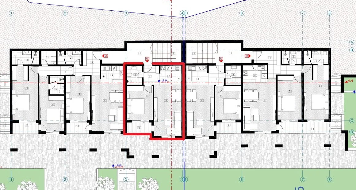Sale, one bedroom apartment, 47m², Markovići, Budva