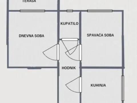 Sale, two bedroom apartment, 50m², Crveni Krst, Beograd - image 6