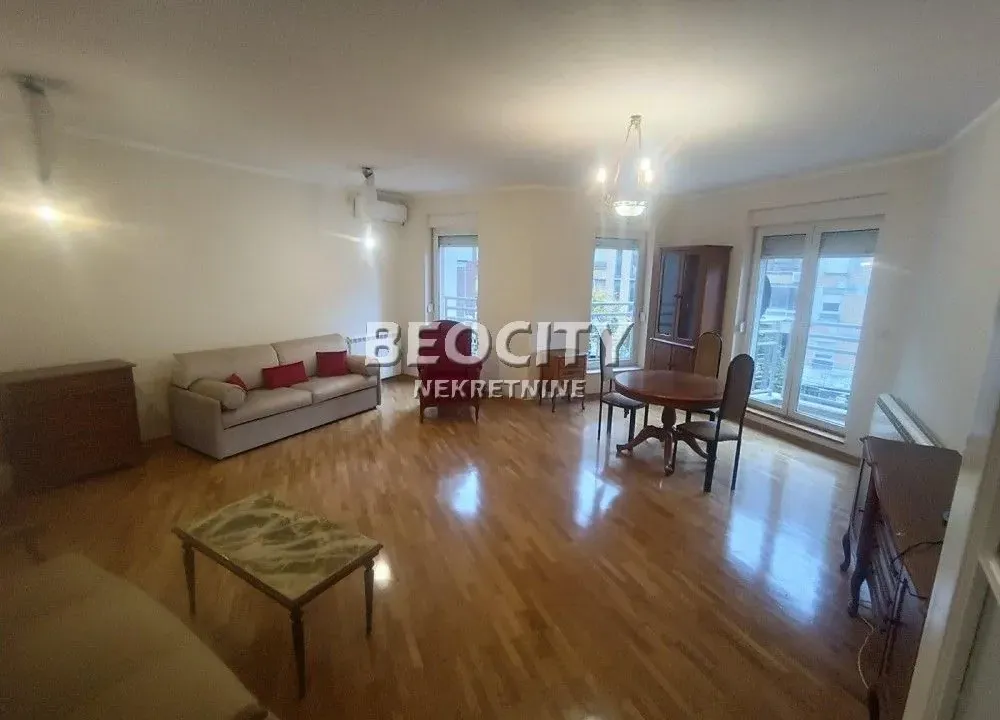 Izdavanje, četvorosoban stan, 103m², Crveni Krst, Beograd