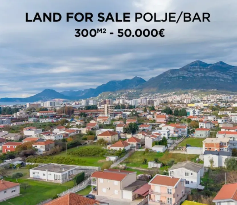 Prodaja, plac, 300m², Polje, Bar