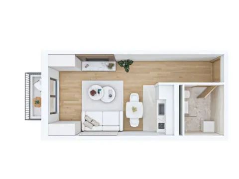 Prodaja, garsonjera, 30m², Stari Aerodrom, Podgorica - image 4