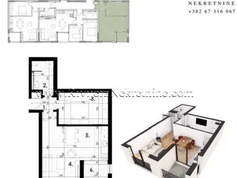 Prodaja, jednosoban stan, 50m², Kava, Tivat - image 5