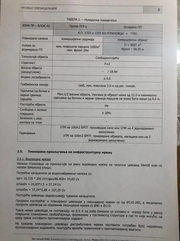 Prodaja, plac, 11200m², Zemun Ugrinovci, Zemun Sve Podlokacije