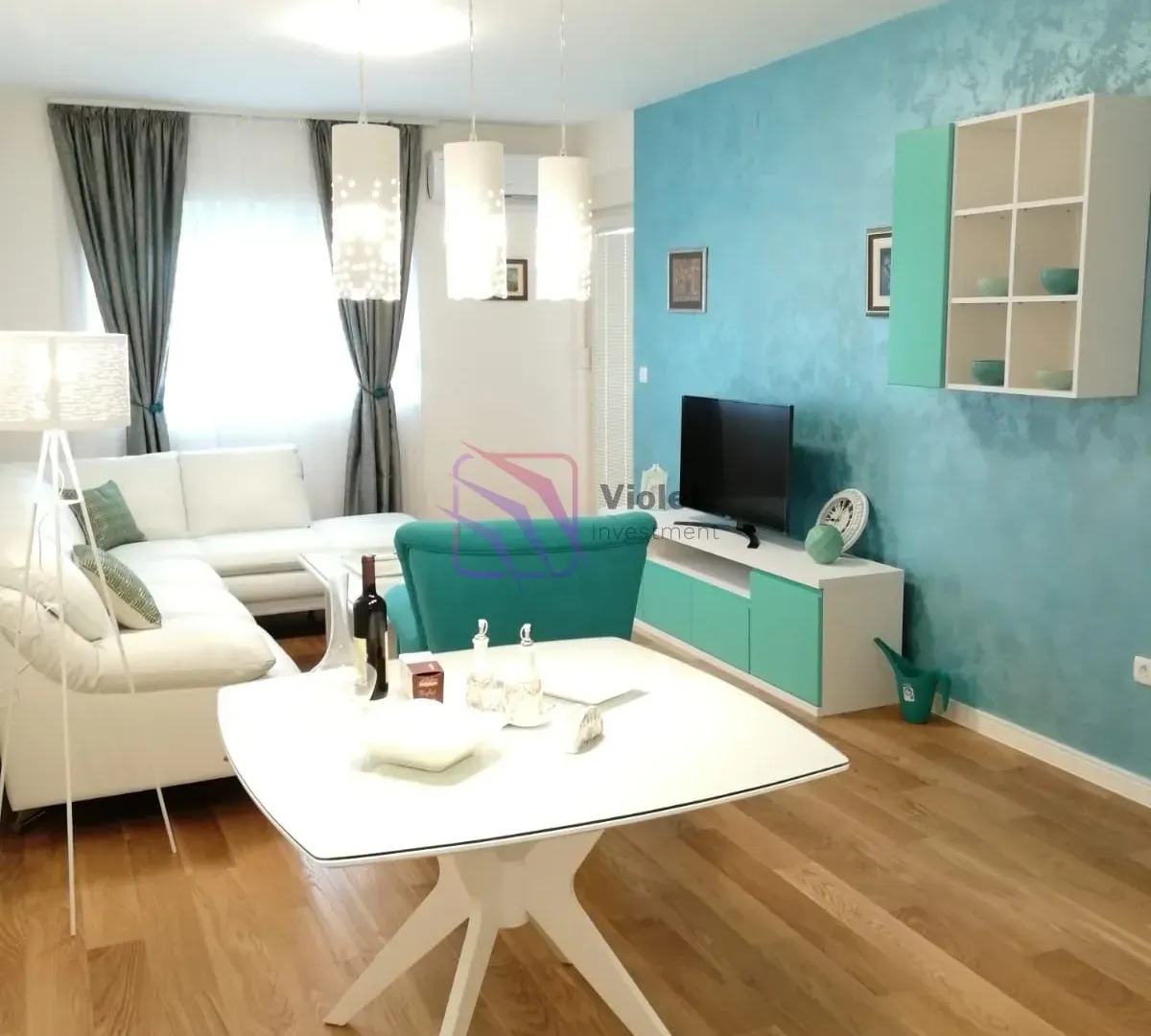 Rent, one bedroom apartment, 49m², Central Point, Podgorica