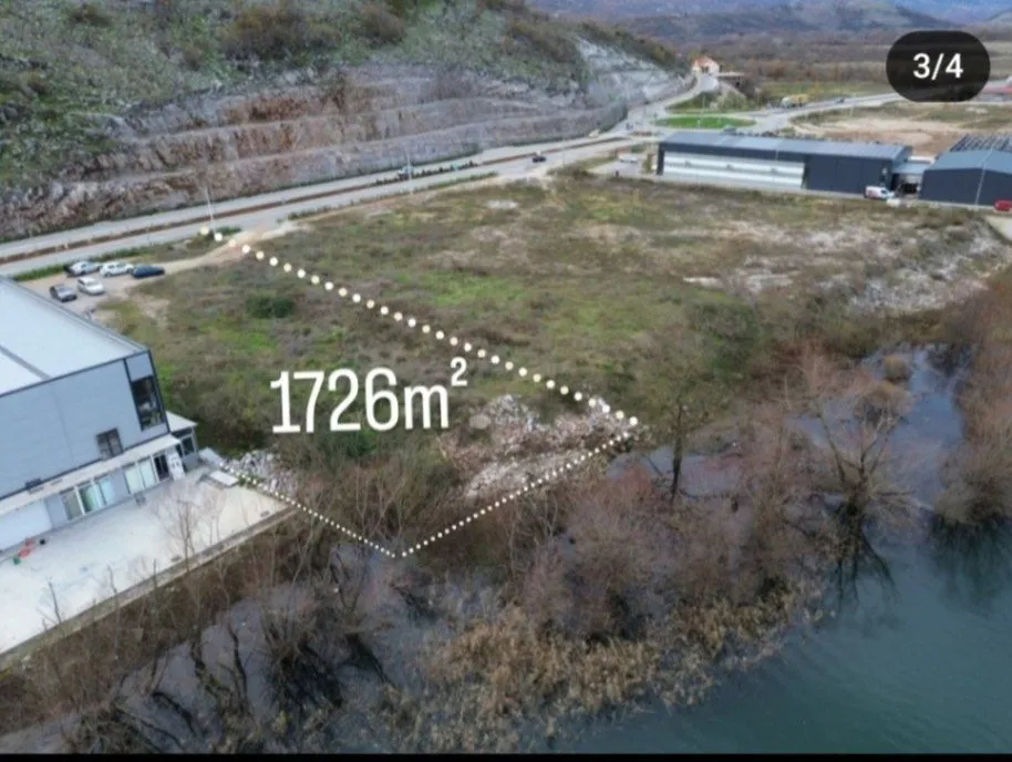 Izdavanje, plac, 1726m², Komani, Podgorica