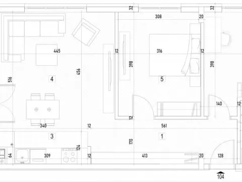Sale, three bedroom apartment, 66m², Cvetanova Ćuprija, Zvezdara Sve Podlokacije - image 8