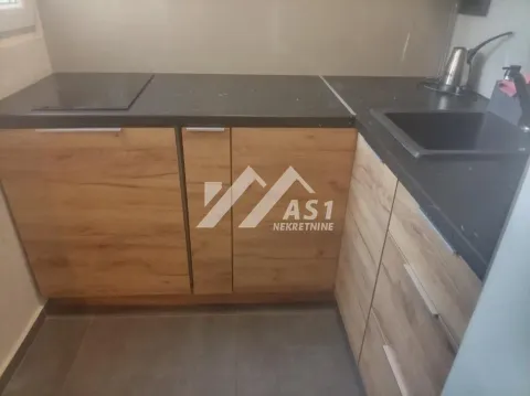 Kitchen cabinets with countertop and sink. - image 6