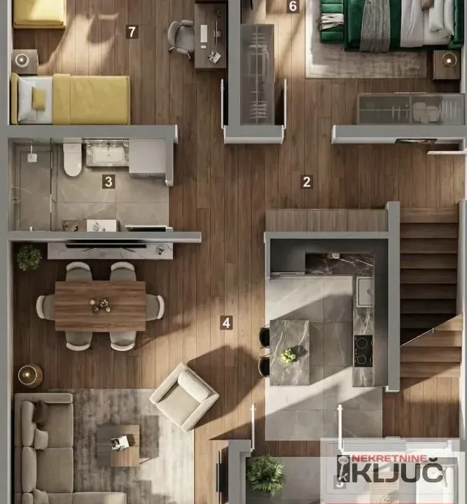 Sale, four bedroom apartment, 95m², Klisa, Novi Sad Sve Podlokacije