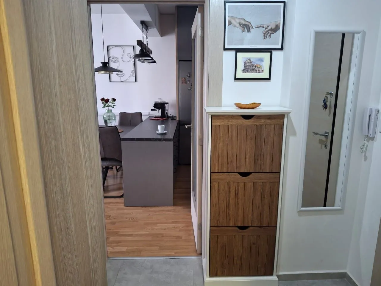 Rent, one bedroom apartment, 48m², Stara Varoš, Podgorica