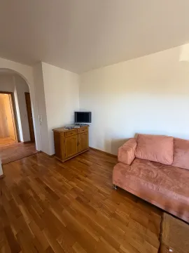Dnevna soba sa garniturom i drvenim podom. - image 13