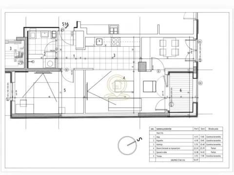 Prodaja, dvosoban stan, 52m², Medijana, Niš - image 1