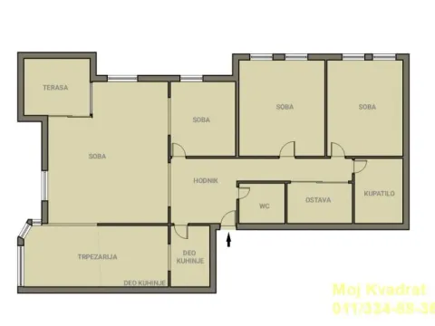 Prodaja, četvorosoban stan, 102m², Savski Venac, Beograd - image 20