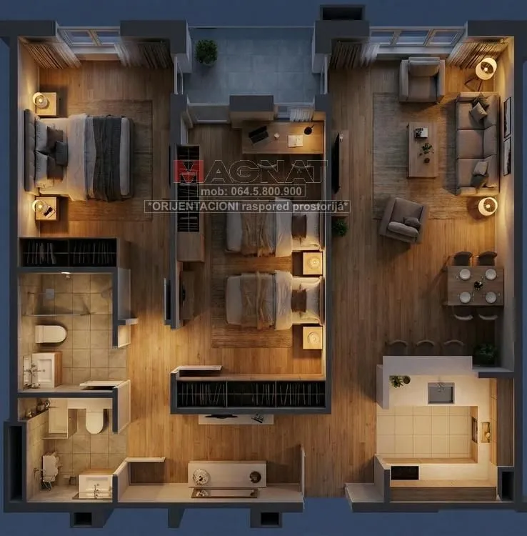 Prodaja, trosoban stan, 70m², Zemun Sve Podlokacije, Beograd