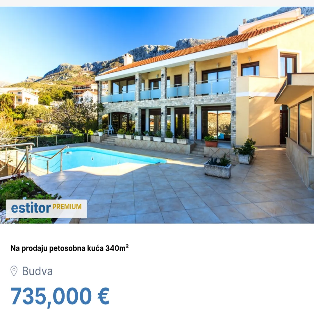 Prodaja, kuća, 340m², Budva, Crna Gora