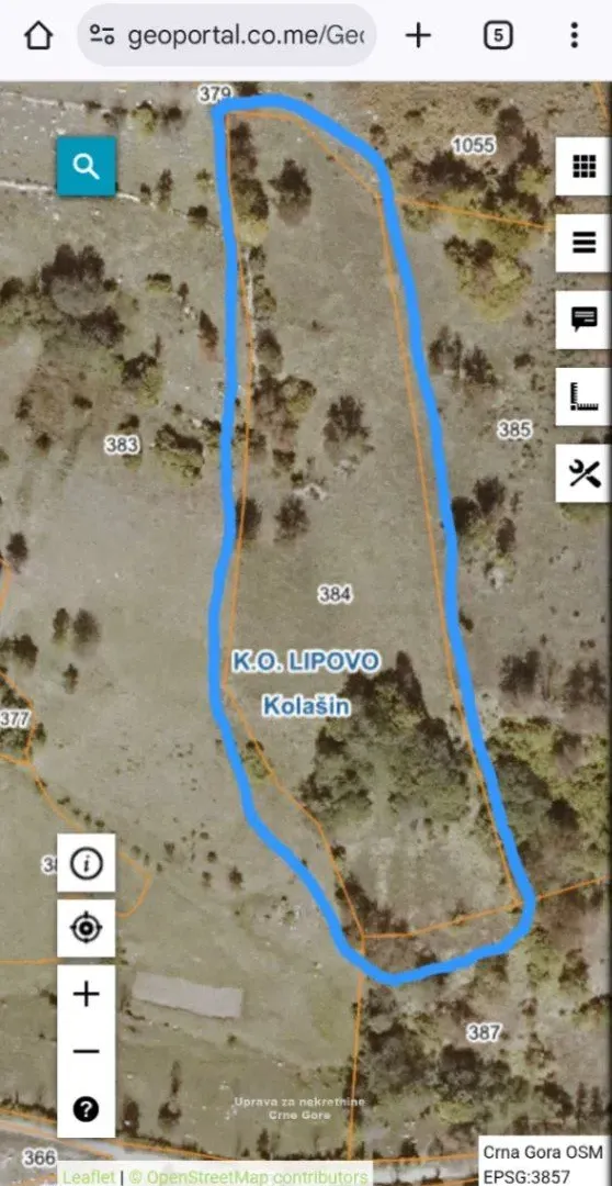 Sale, land lot, 10486m², Gornje Lipovo, Kolašin
