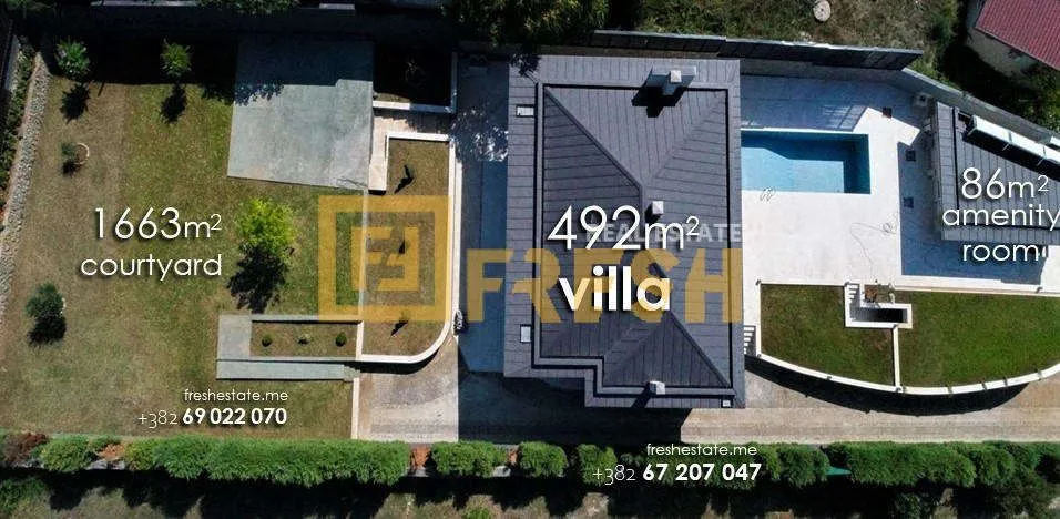 Rent, house, 492m², Mareza, Podgorica