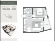 Sale, one bedroom apartment, 51m², Bjeliši, Bar