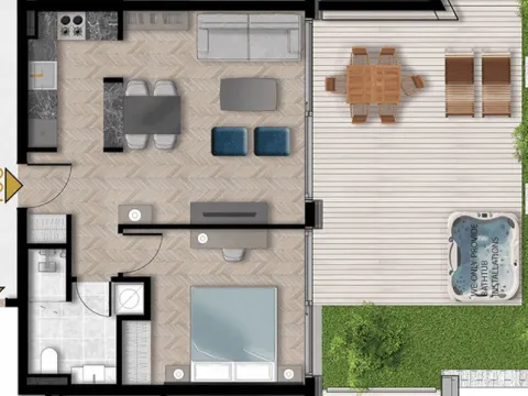 Prodaja, jednosoban stan, 87m², Tivat, Crna Gora