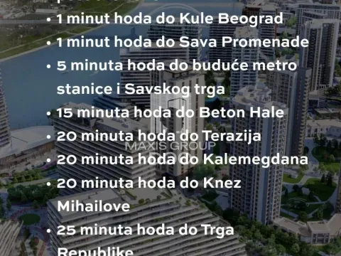 Prodaja, jednosoban stan, 41m², Savski Venac, Beograd - image 2