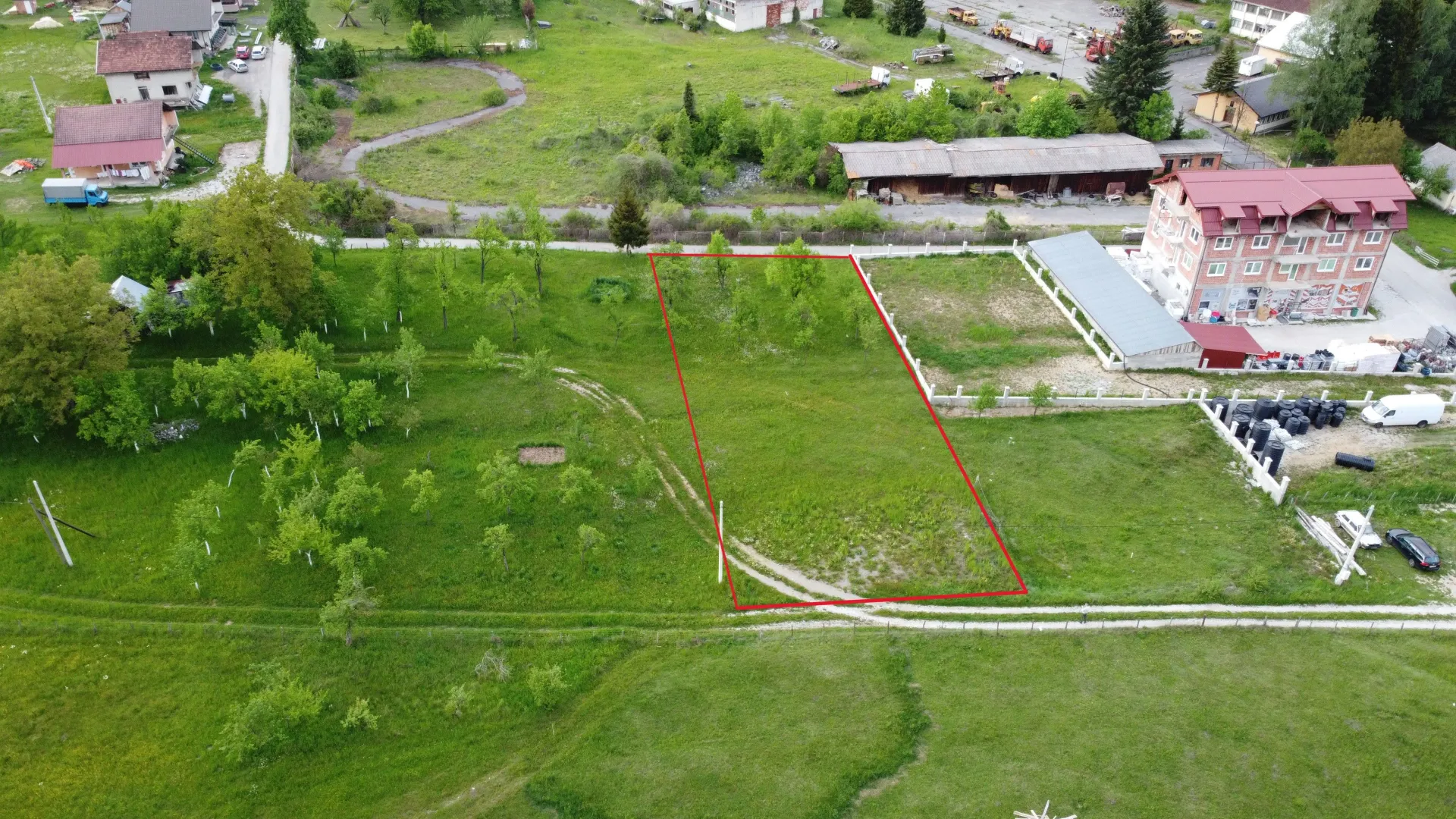 Prodaja, plac, 1096m², Centar, Plav