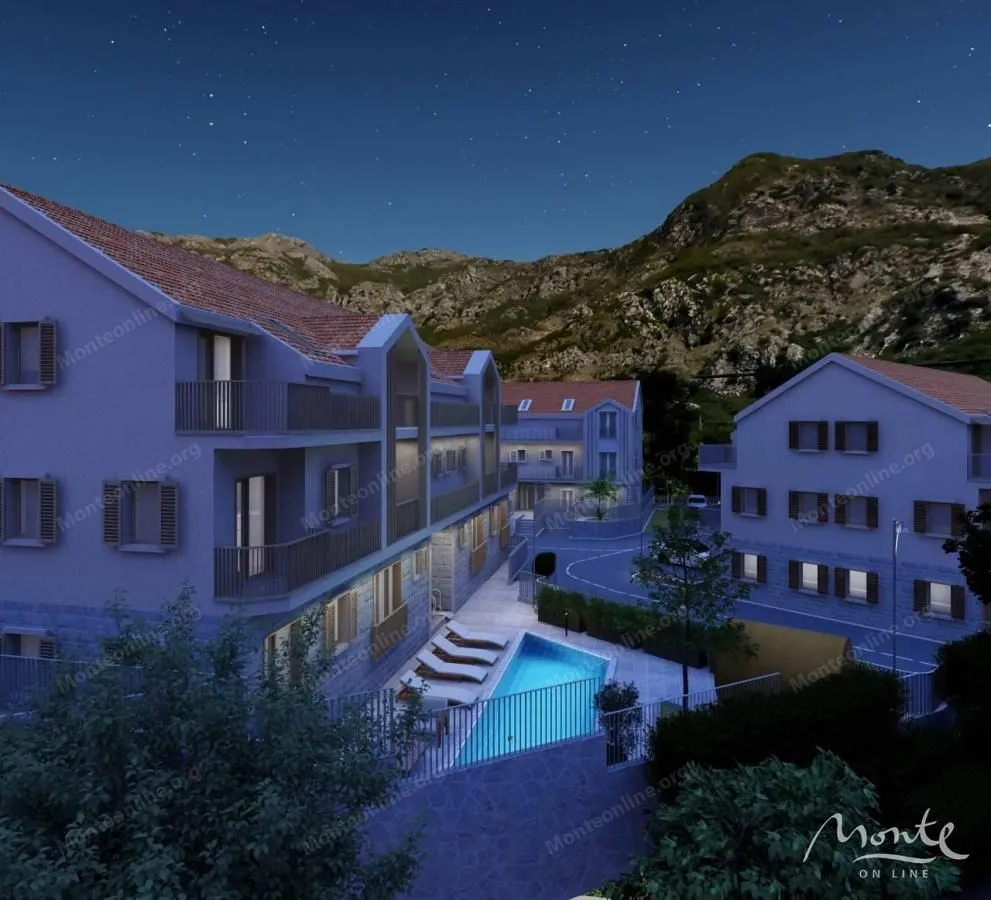 Prodaja, jednosoban stan, 49m², Risan, Kotor