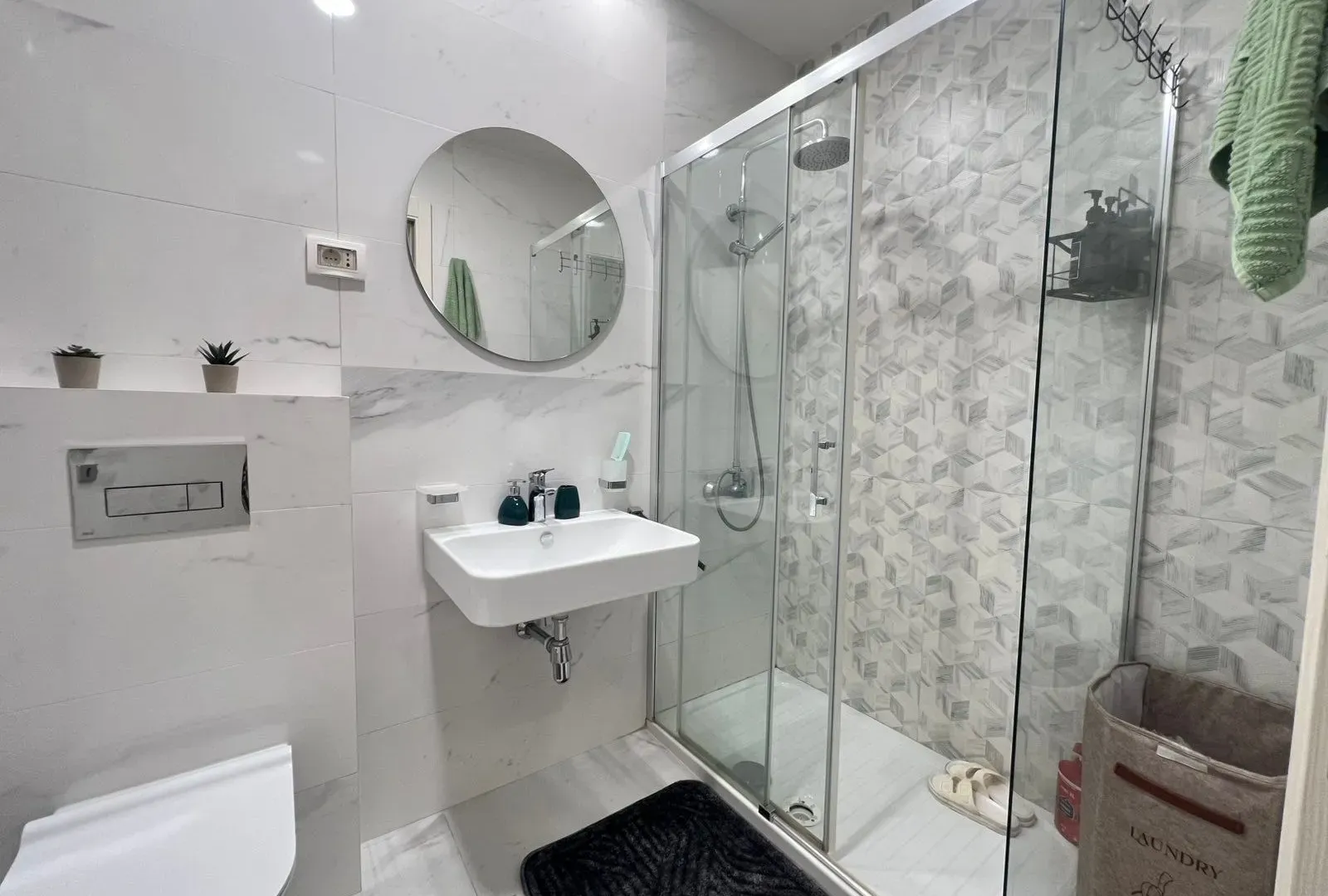 Rent, one bedroom apartment, 47m², Central Point, Podgorica