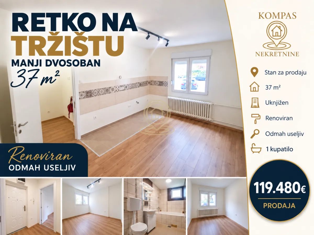 Prodaja, dvosoban stan, 37m², Bulevar Oslobodjenja, Novi Sad Sve Podlokacije