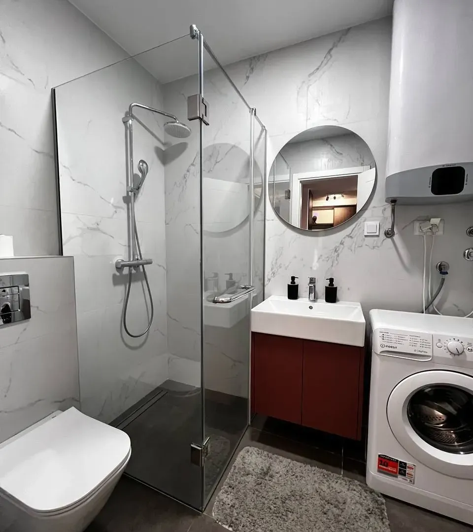 Rent, one bedroom apartment, 44m², Bečići, Budva