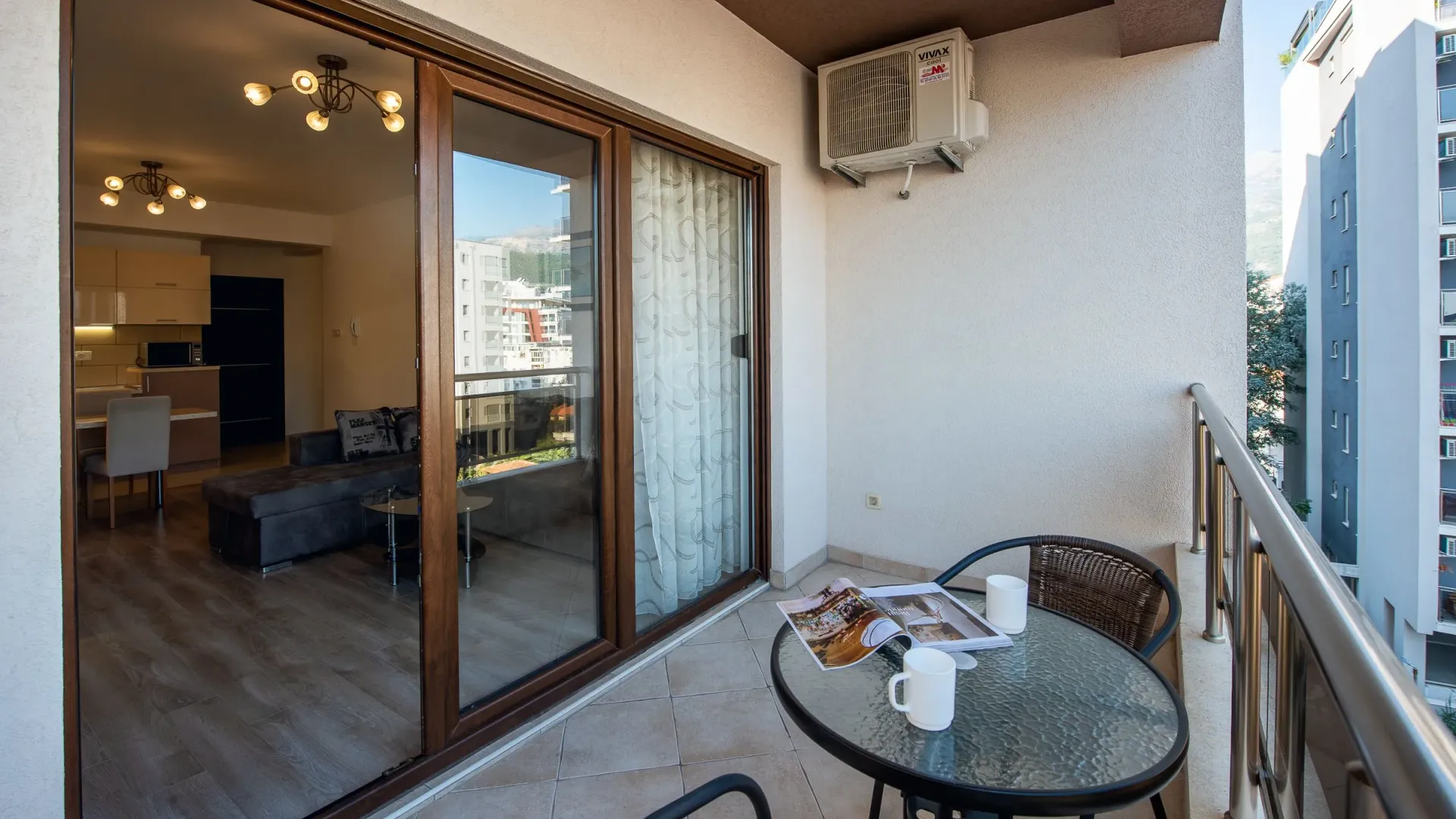 Daily-rent, two bedroom apartment, 51m², Budva, Crna Gora