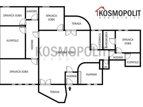 Izdavanje, stan, 221m², Kalenić Pijaca, Vračar Sve Podlokacije - image 19