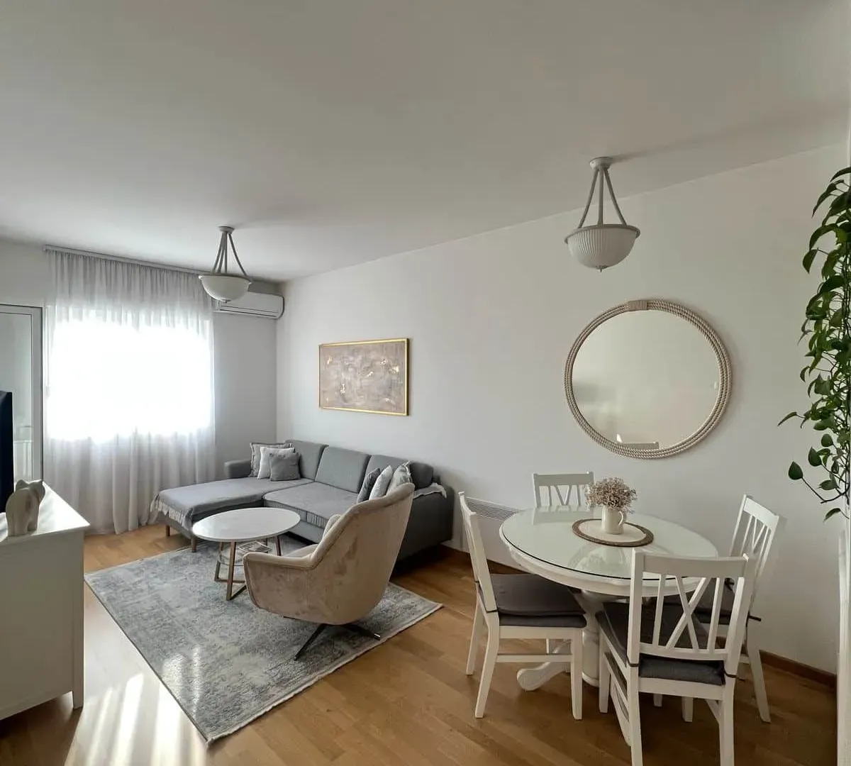 Rent, one bedroom apartment, 42m², Pobrežje, Podgorica