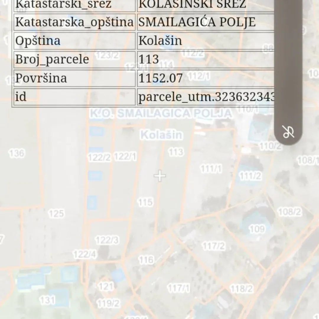 Prodaja, plac, 1600m², Smailagića Polje, Kolašin