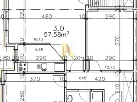 Sale, three bedroom apartment, 57m², Novi Majur, Petrovaradin