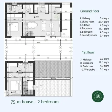 Prodaja, kuća, 75m², Kavač, Kotor - Plan prostora - image 6