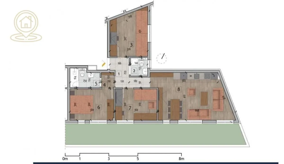 Prodaja, trosoban stan, 69m², Medijana, Niš