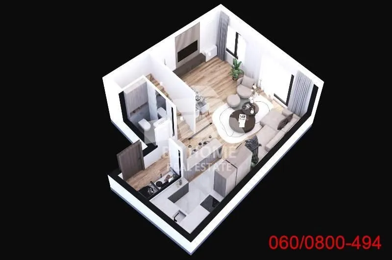 Sale, two bedroom apartment, 68m², Vračar Sve Podlokacije, Beograd