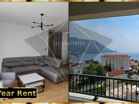 Rent, two bedroom apartment, 85m², Bečići, Budva