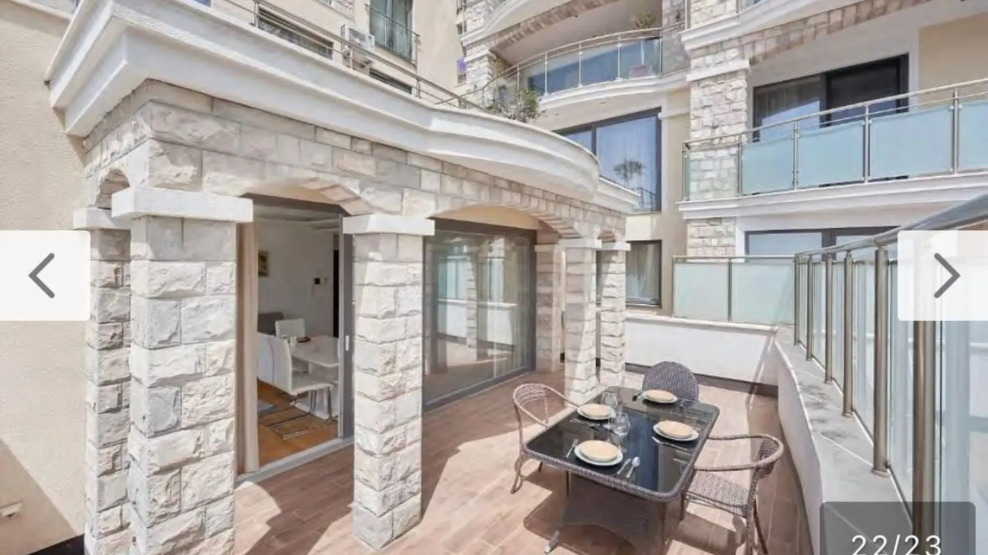 Rent, two bedroom apartment, 75m², Bečići, Budva