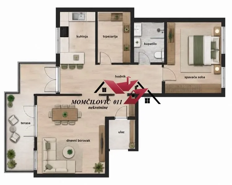 Prodaja, dvosoban stan, 67m², Bezanijska Kosa 1, Bežanijska Kosa Sve Podlokacije