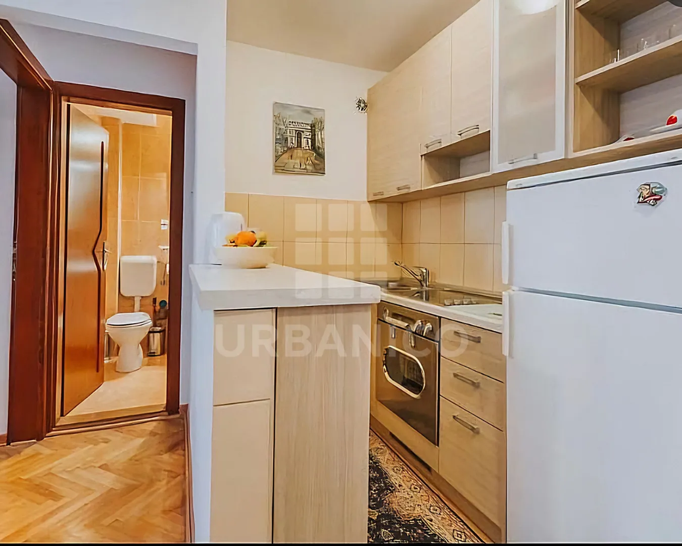 Rent, one bedroom apartment, 55m², Centar, Budva