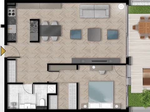 Sale, one bedroom apartment, 88m², Tivat, Crna Gora - image 2